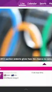 Aplic. resultados Londres 2012 Screenshot 1