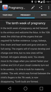 Pregnancy Assistant Screenshot 2