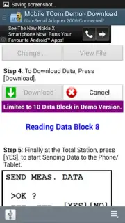Mobile TCom Demo Screenshot 10