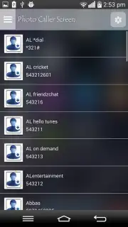 Photo Caller Screen Screenshot 2