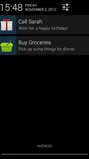Notification Agenda Screenshot 4