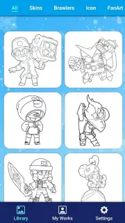 Coloring Brawl Stars Screenshot 6