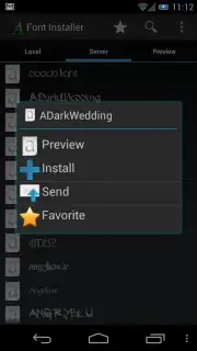 Font Installer Screenshot 2