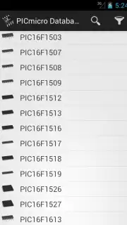 PICmicro Database Screenshot 7