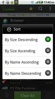 App Cache Cleaner Screenshot 1