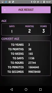 Age Calculator offline pro Screenshot 1