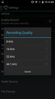 MP3 Call Recorder Screenshot 2