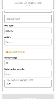GG Script Generator Screenshot 6