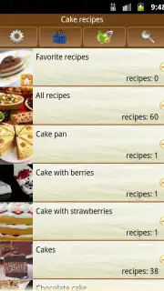 Cake recipes Screenshot 4