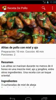Receta De Pollo Screenshot 4