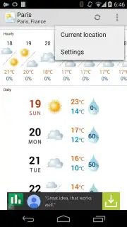 World Weather Widget Screenshot 2