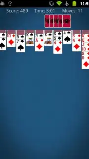 Spider Solitaire Screenshot 3