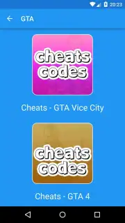 Cheats - GTA San Andreas Screenshot 1