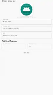 WebToApp Screenshot 1