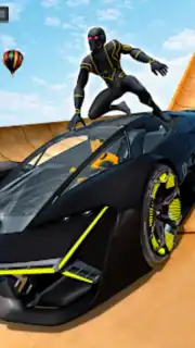 Superhero Car Stunt- Car Games Screenshot 6