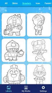 Coloring Brawl Stars Screenshot 9
