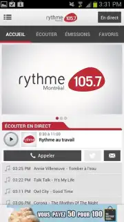 Cogeco Radio Screenshot 1