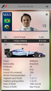 Official F1 ® App Screenshot 6
