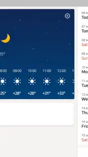 Yandex.Weather Screenshot 2