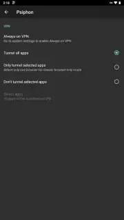 PsiPhon Screenshot 8