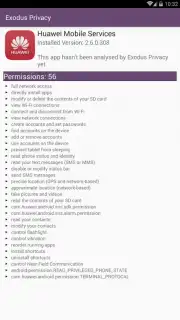 Exodus Privacy Screenshot 1