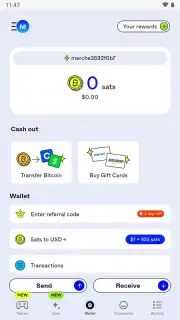 ZBD: Earn Bitcoin Rewards Screenshot 1