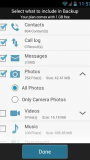 G Cloud Backup Screenshot 9