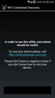 WiFi Credentials Recovery★ROOT Screenshot 1