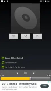 Default Music Player Screenshot 5
