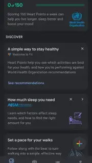 Google Fit Screenshot 3