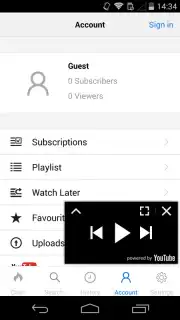 MyTube YT Player Screenshot 1