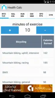 Калькулятор здоровья Screenshot 1