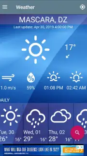 Free Weather Forecast Screenshot 1