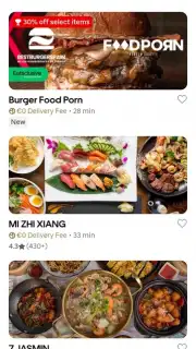 Uber Eats Screenshot 2