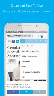 Ghost Browser - Incognito Browsing Screenshot 1
