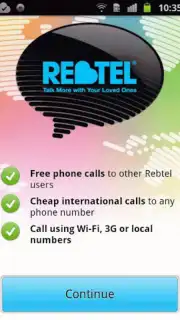 Rebtel: Llamadas y SMS Gratis Screenshot 2
