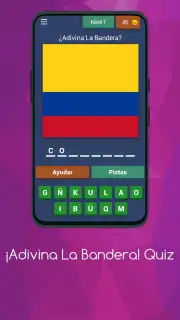 ¡Adivina La Bandera! Quiz Screenshot 1