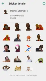 Brazil Funny Memes - Stickers Whatsapp Screenshot 5