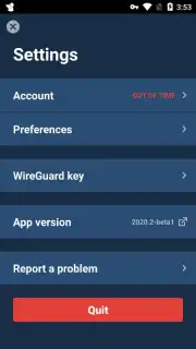 Mullvad VPN Screenshot 7