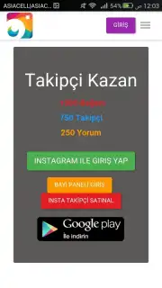 Takipci 750 Screenshot 1