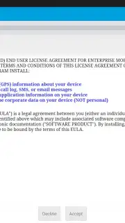 AirWatch Agent Screenshot 9