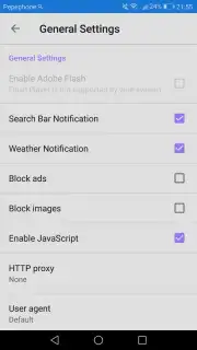 4G Browser Screenshot 1