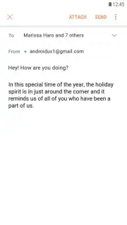 Samsung Email Screenshot 4