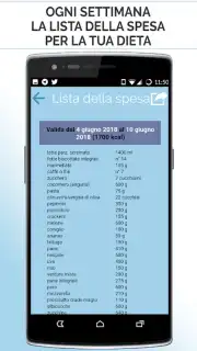 La tua dieta personalizzata Screenshot 1