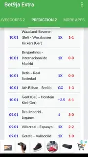 Bet9ja Extra with predictions and Livescores Screenshot 7