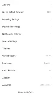 UC Browser Screenshot 9