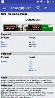 Le Conjugueur Screenshot 6