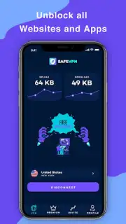Safe VPN: Super & Fast VPN App Screenshot 4
