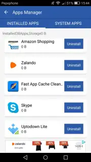Fast App Cache Cleaner Screenshot 2