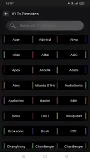 Universal Remote Control Screenshot 2